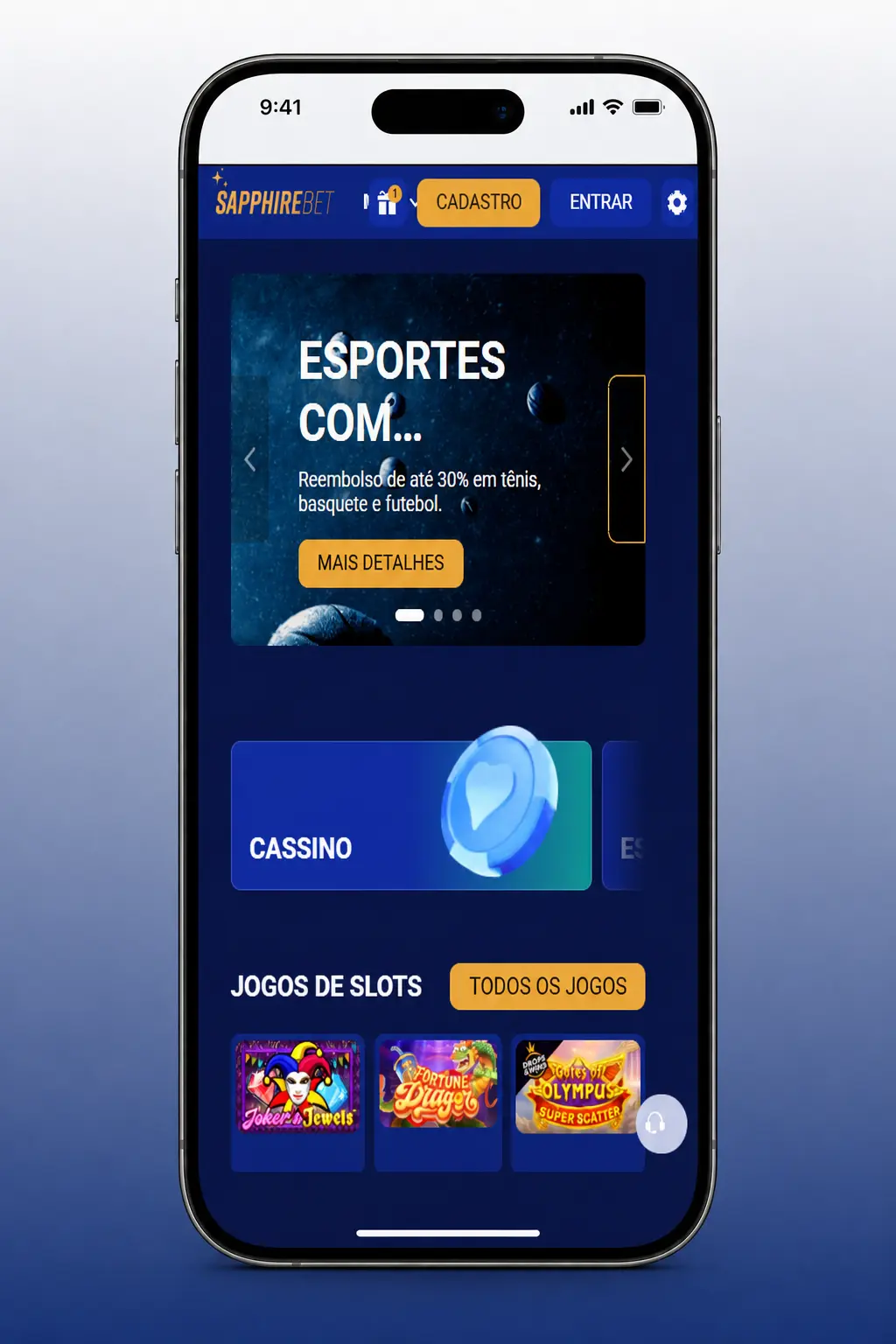 Guia de instalação do APK SapphireBet no Android em 4 passos simples