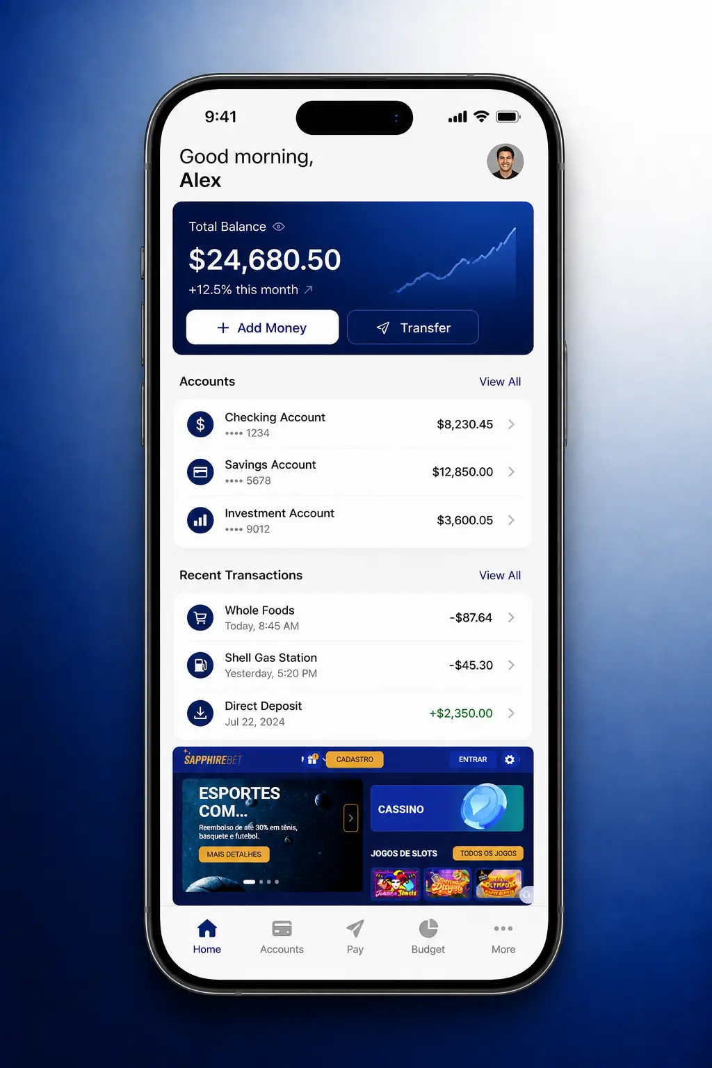 Guia passo a passo para baixar o app SapphireBet no iOS via App Store para iPhone e iPad