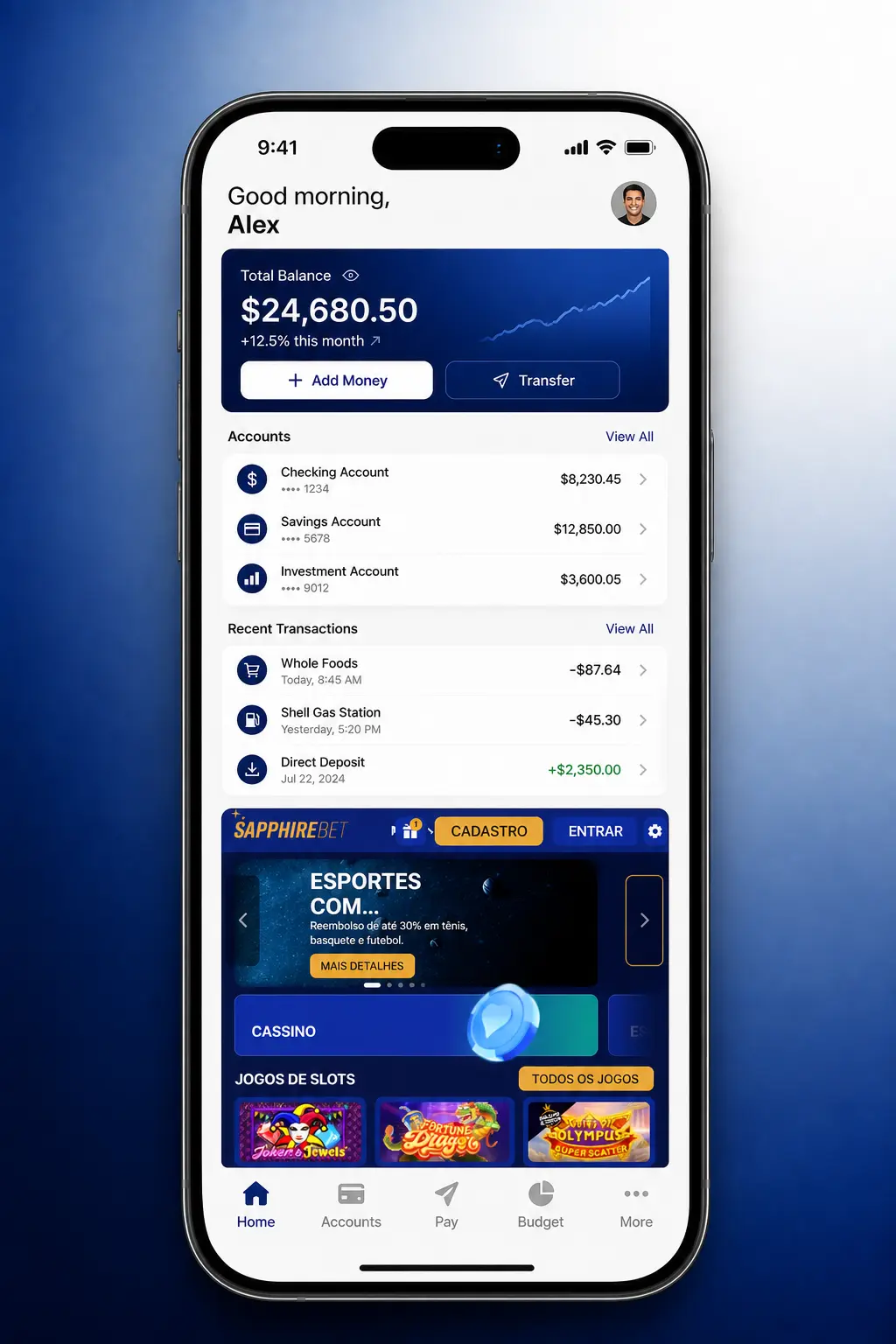 Guia passo a passo para baixar o app SapphireBet no iOS via App Store em iPhone ou iPad
