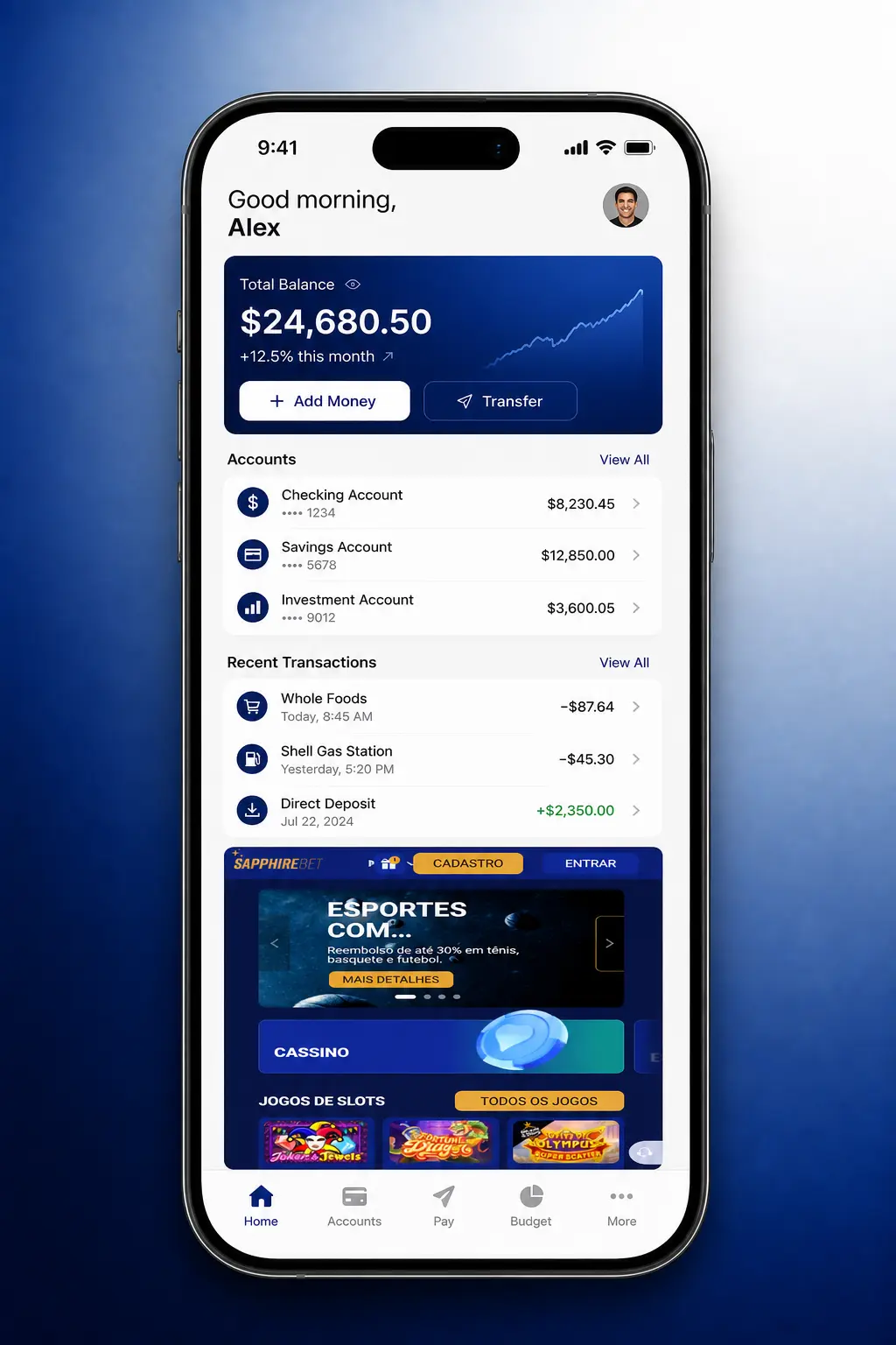 Guia passo a passo para baixar o app SapphireBet no iOS via App Store em iPhone ou iPad