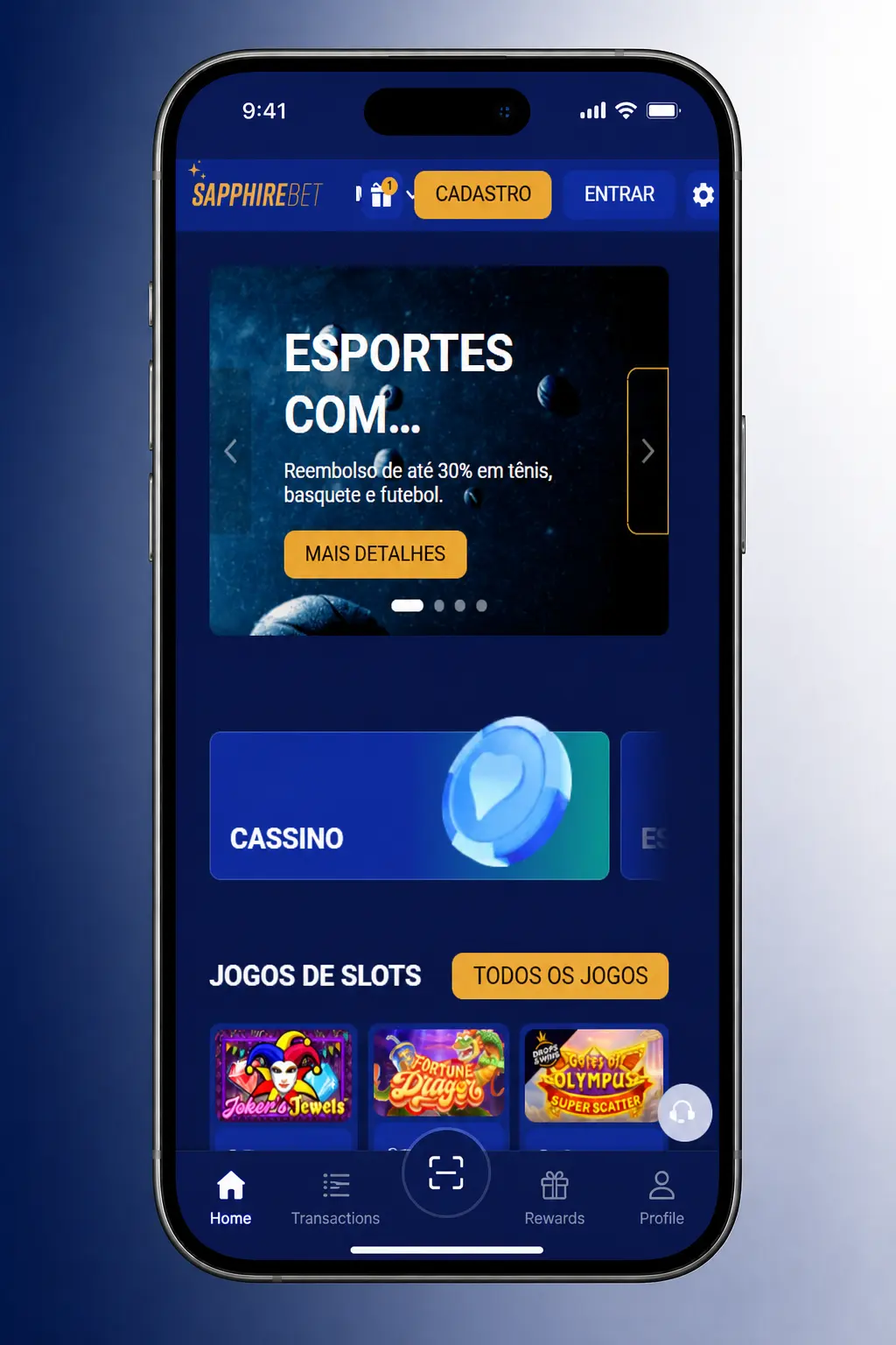 Passo a passo para começar a apostar em e-sports na SapphireBet, desde o cadastro até a primeira aposta