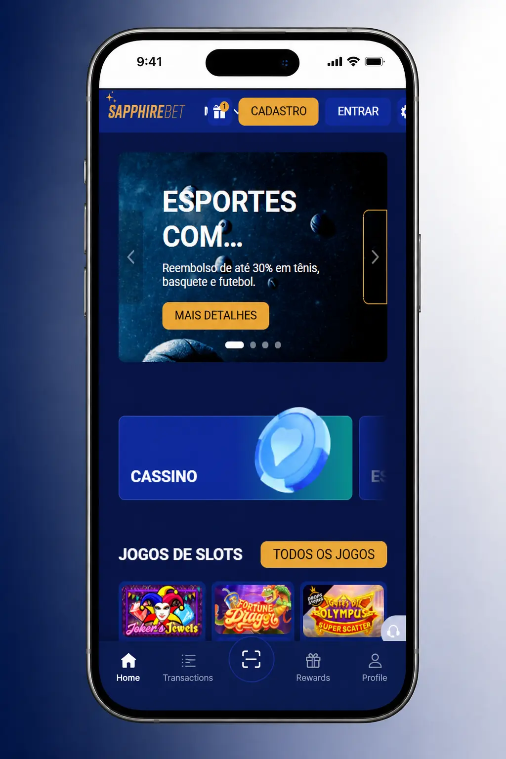 Passo a passo para começar a apostar em e-sports na SapphireBet, do cadastro ao depósito