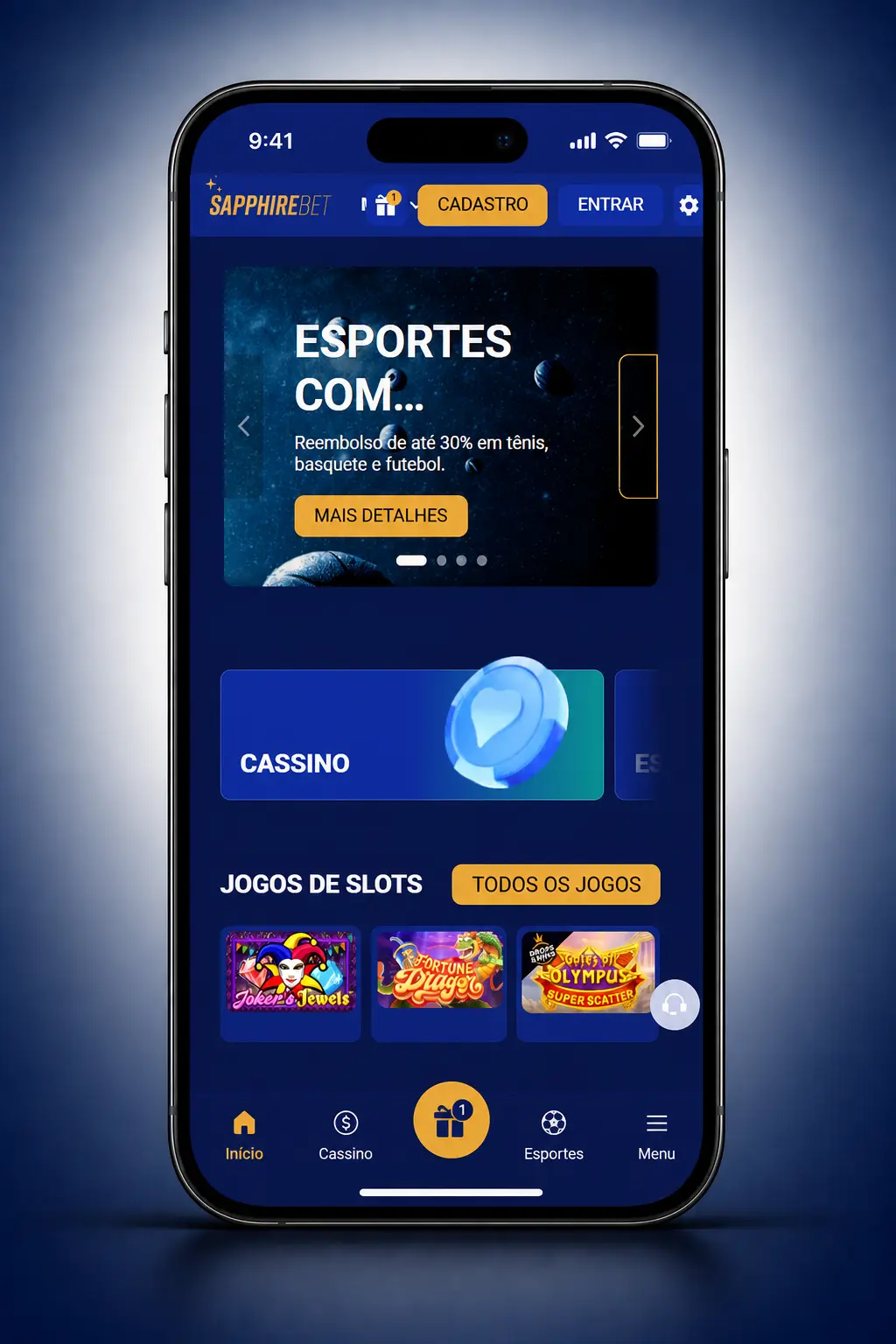 Faça seu depósito na SapphireBet