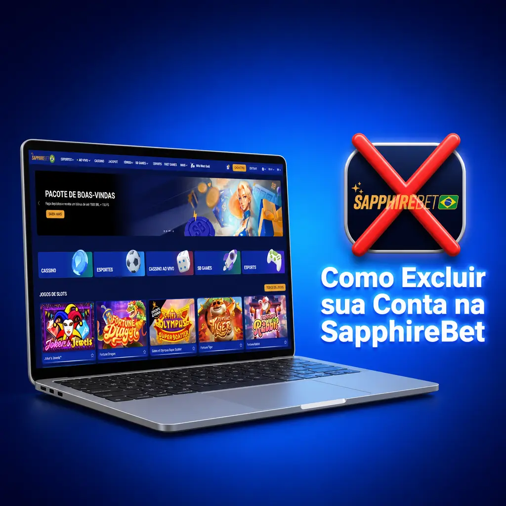 Como excluir conta na SapphireBet