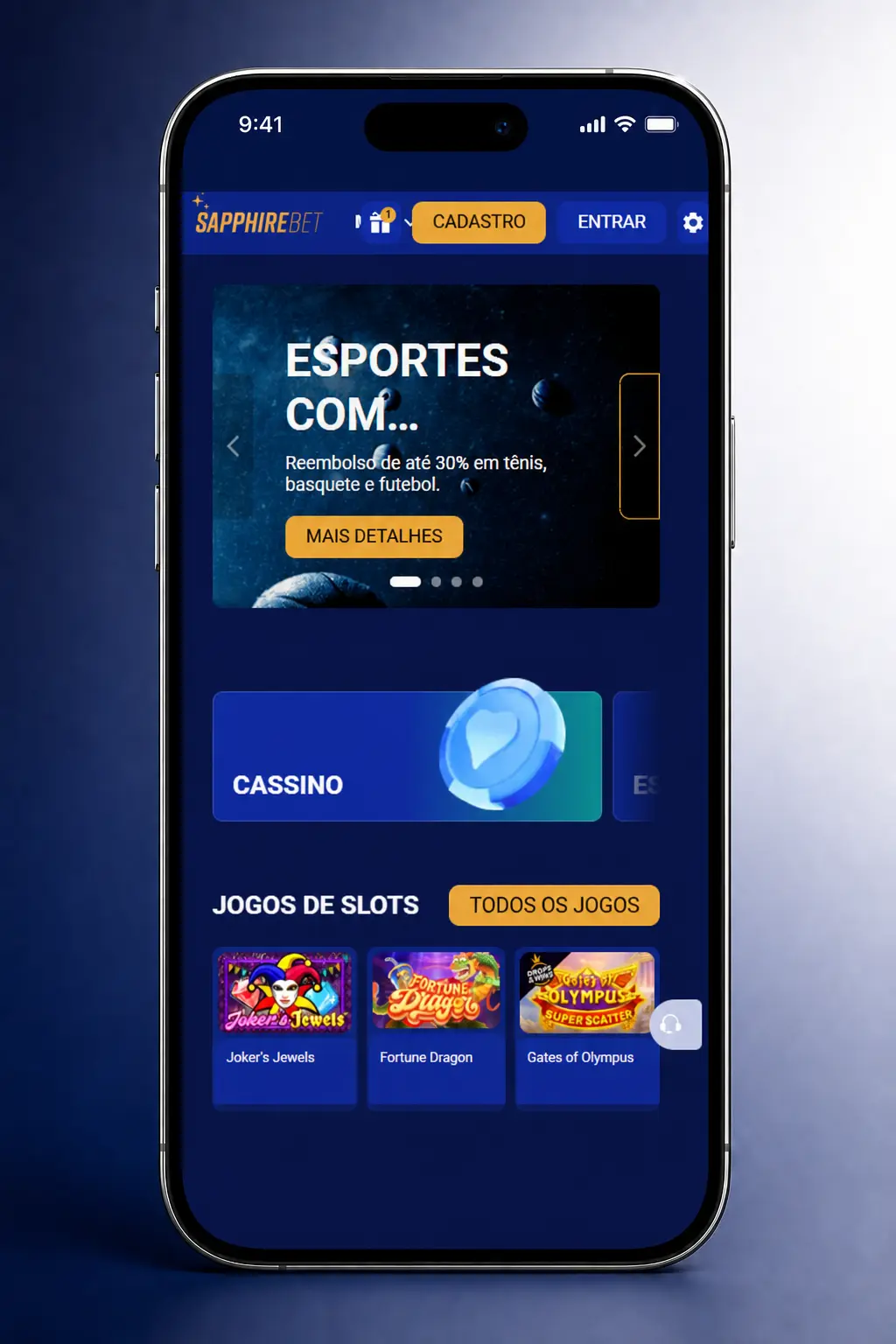Passo a passo para se cadastrar na SapphireBet com formulário de registro e ativação de conta por e-mail