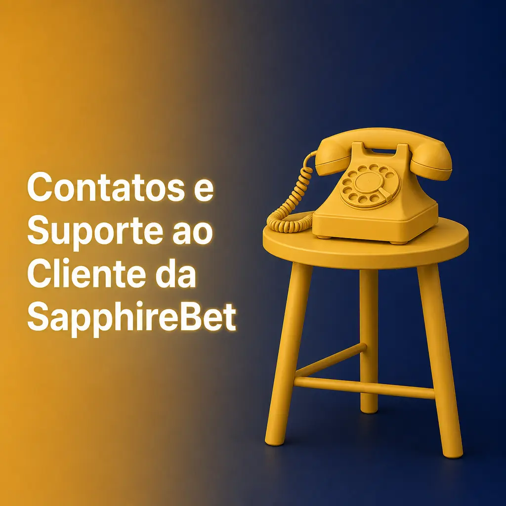 Canais de suporte ao cliente da SapphireBet