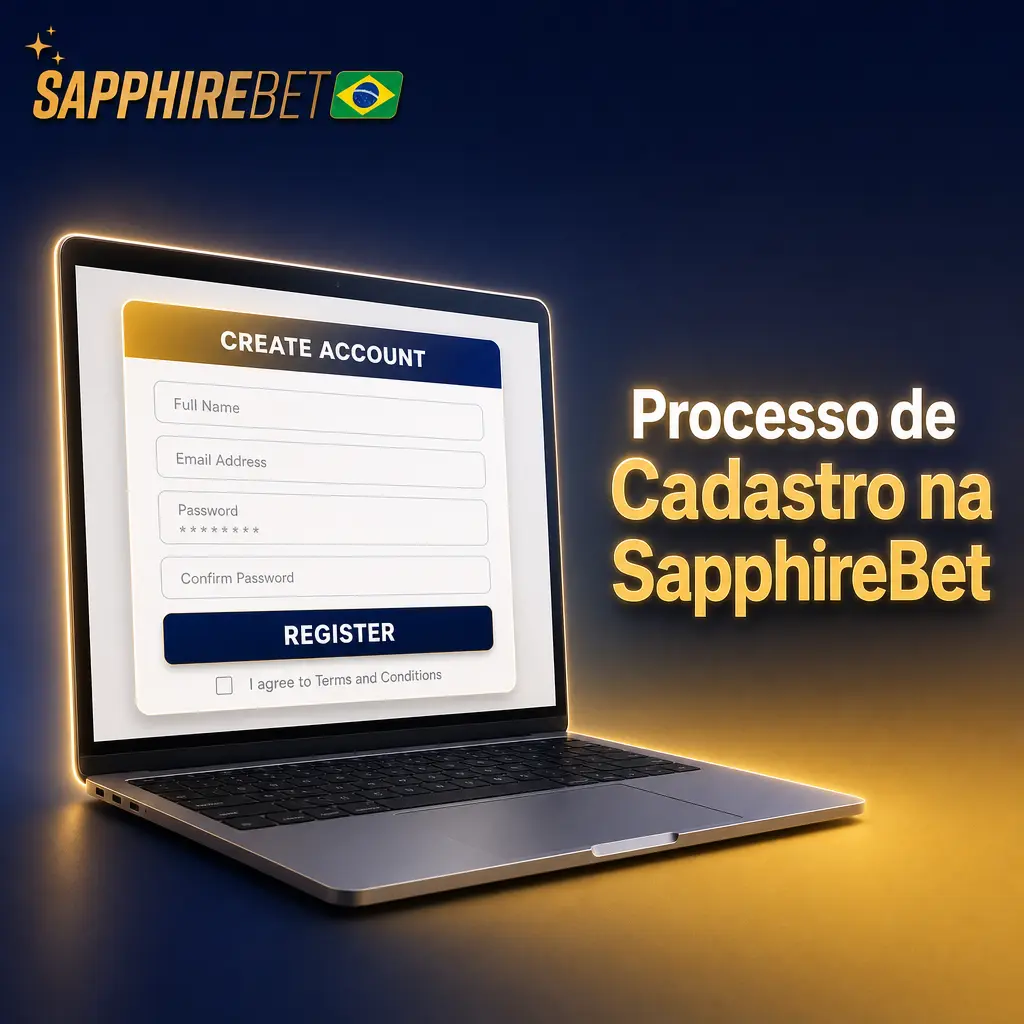 Processo de Cadastro na SapphireBet