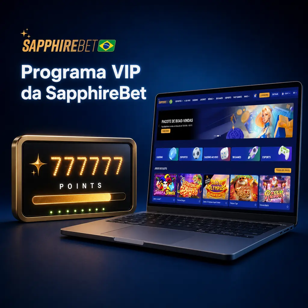Programa VIP da SapphireBet - níveis e benefícios exclusivos