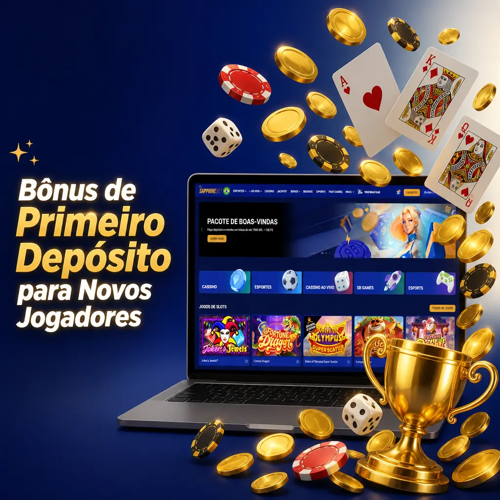 Bônus de Primeiro Depósito SapphireBet
