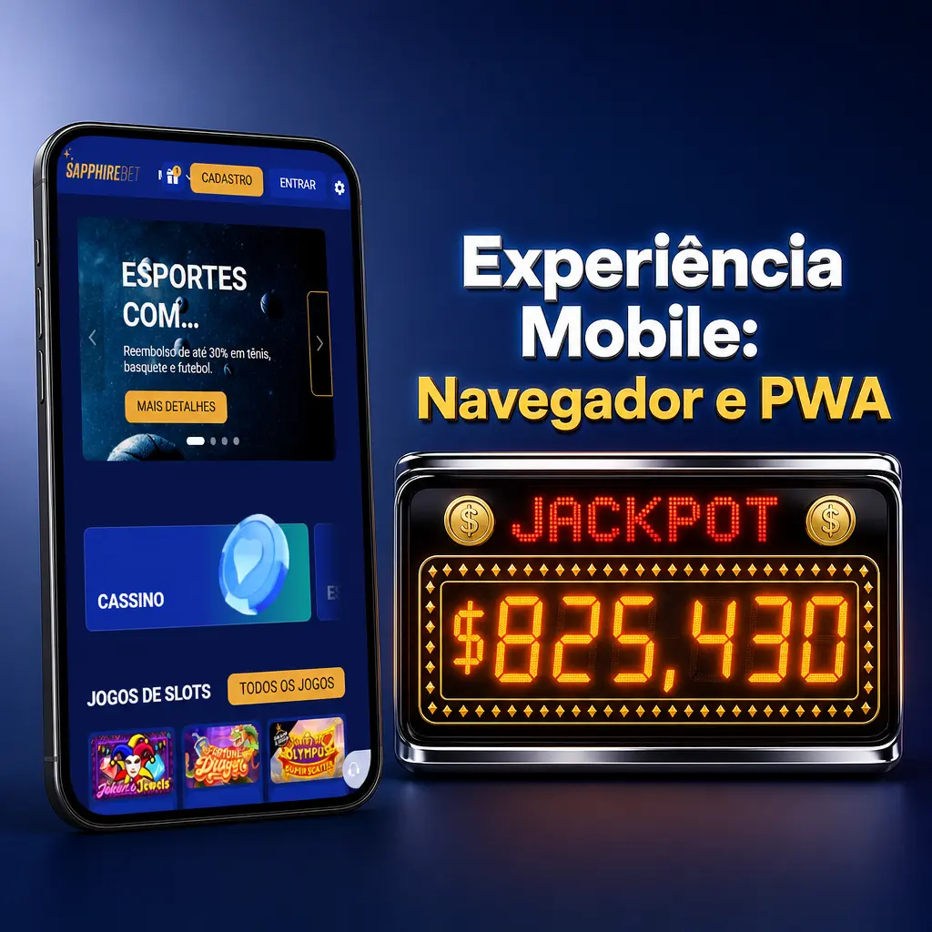 SapphireBet mobile PWA instalação navegador