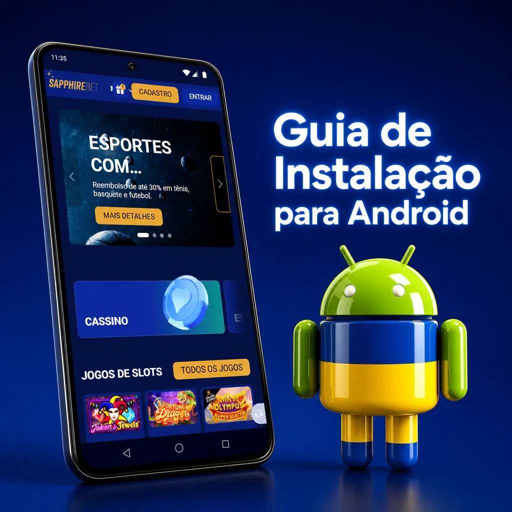 Guia de Instalação do App SapphireBet para Android