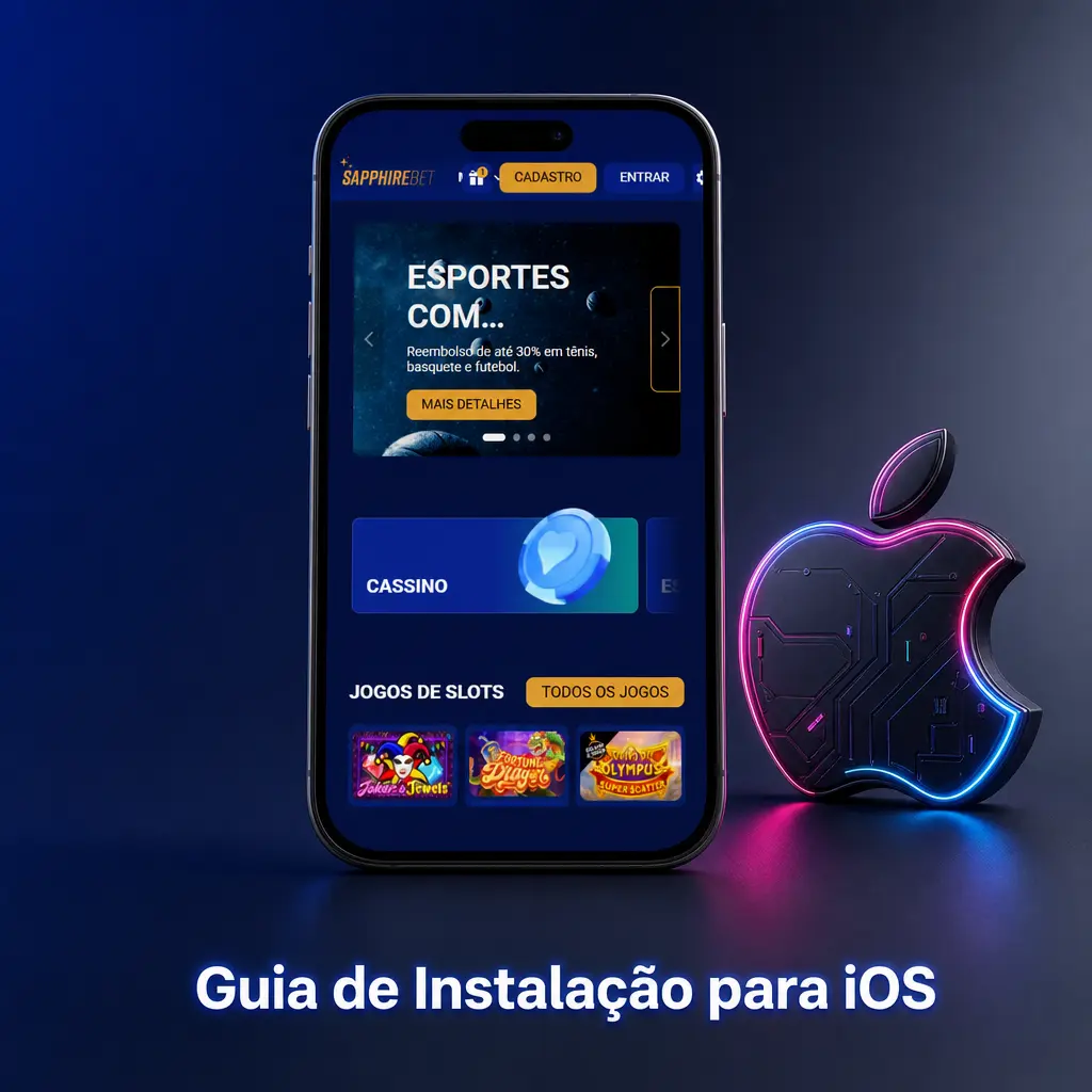 Guia de Instalação do App SapphireBet para iOS