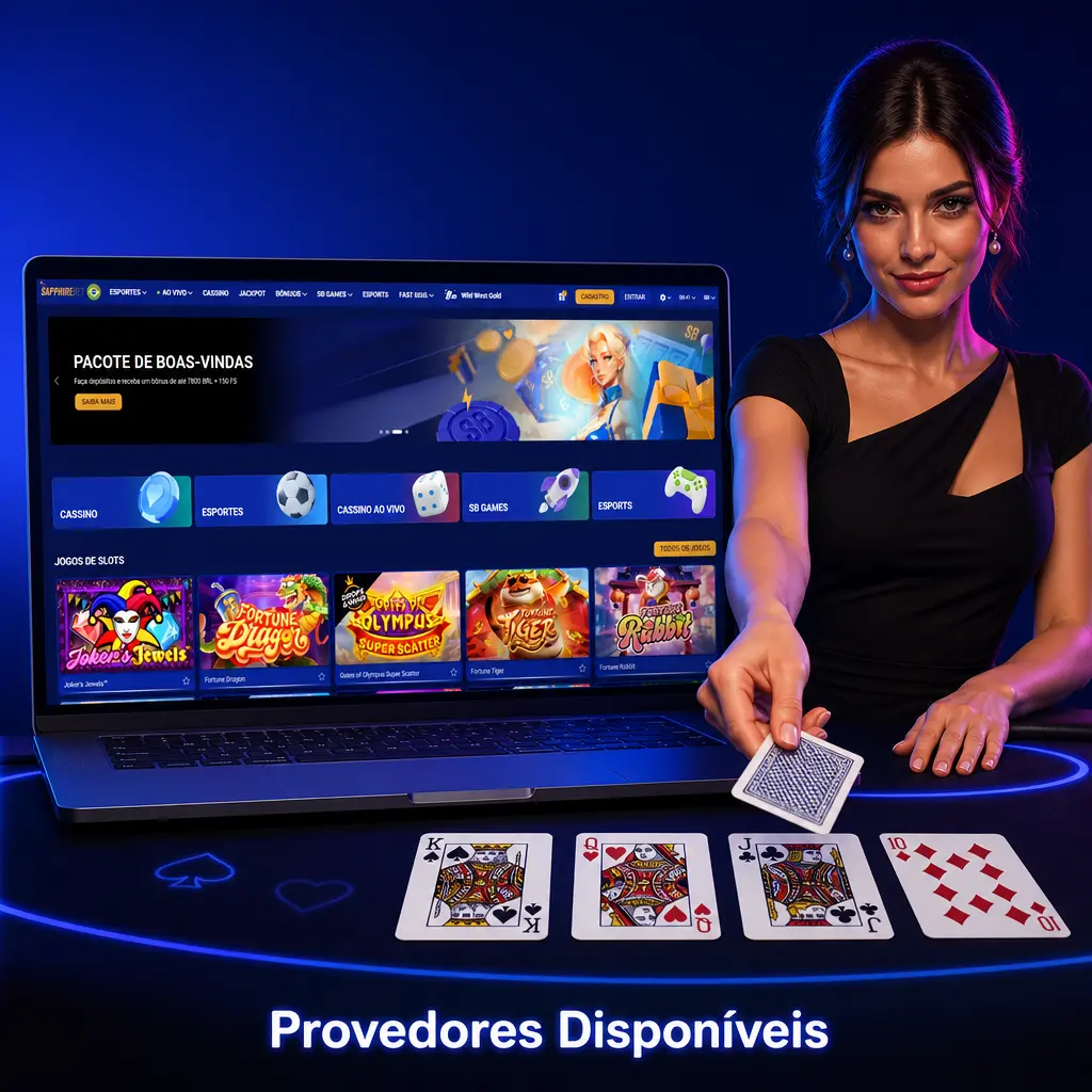 Provedores de cassino ao vivo Evolution e Pragmatic Play na SapphireBet