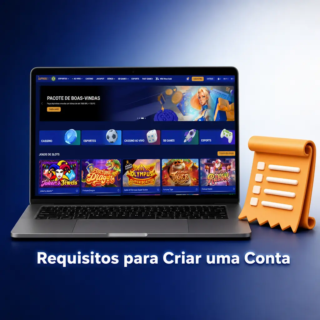 Requisitos para Criar uma Conta na SapphireBet