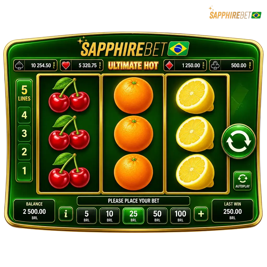SapphireBet Slots - Mais de 3.000 Caça-Níqueis para Jogadores Brasileiros
