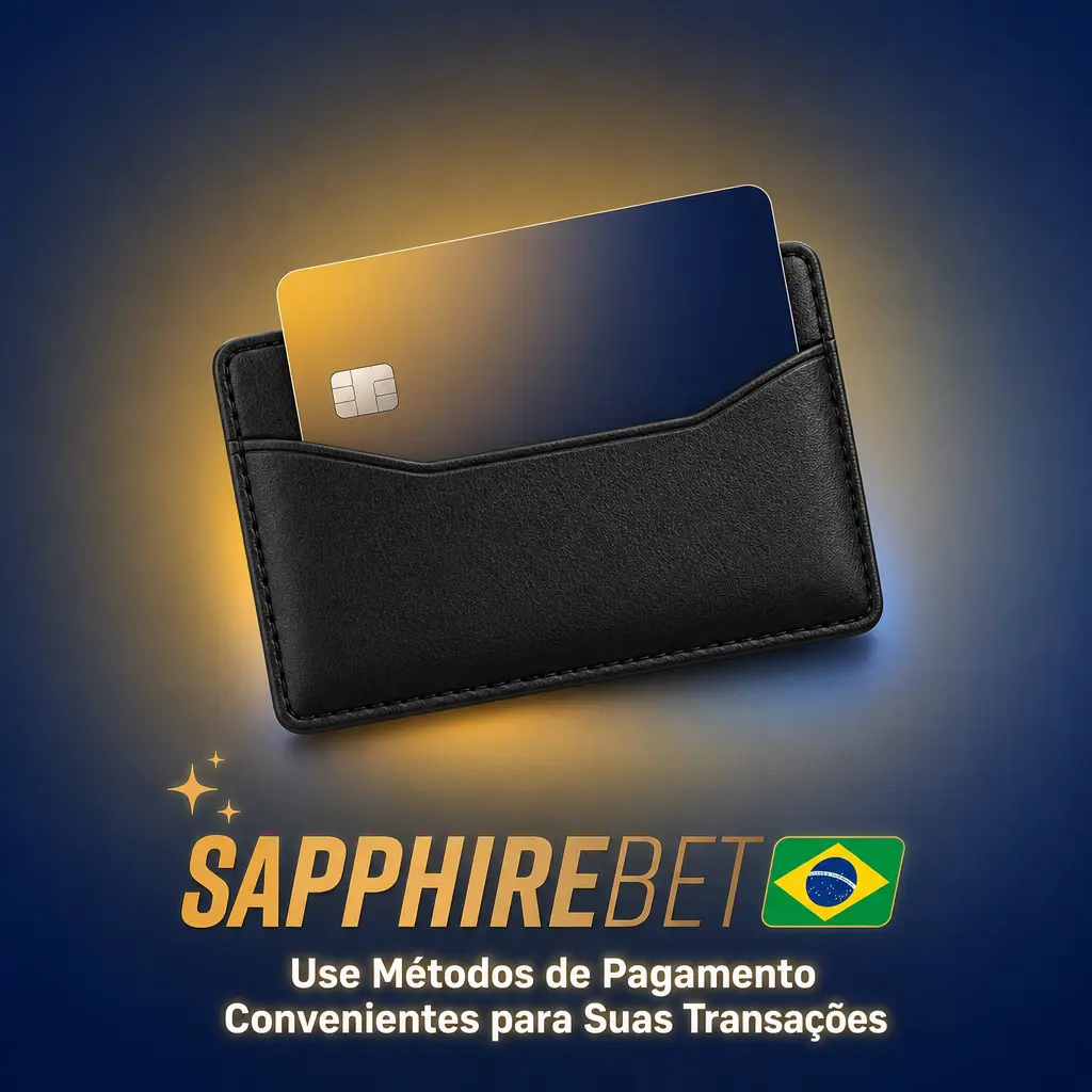 Métodos de pagamento aceitos na SapphireBet no Brasil